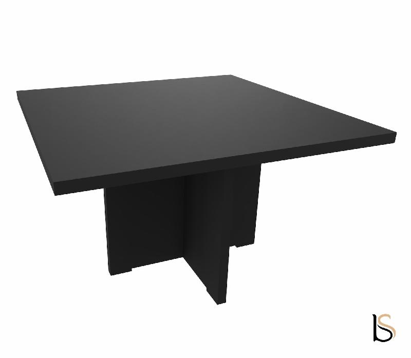 Table de réunion carrée TAK- Mobel Linea - Noir_3