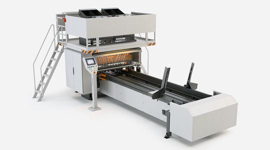 Tandem 2 machines pour palettes - ligne de clouage continu - fabrication 4 et 2 entrées_3