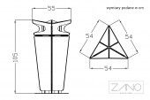 03.059.Sn - Poubelle Jester - Zano - 38L - Acier inoxydable - Résistante aux intempéries_3
