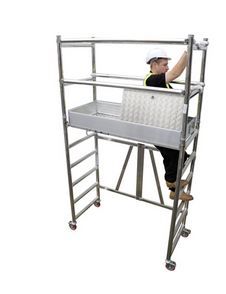 Échafaudage bas niveau Klikfold - Euro Towers - Unité manoeuvrable et compacte_3