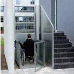 Élévateur PMR fixe LP8 - course jusqu'à 3000 mm - pour ERP - utilisation extérieure_3