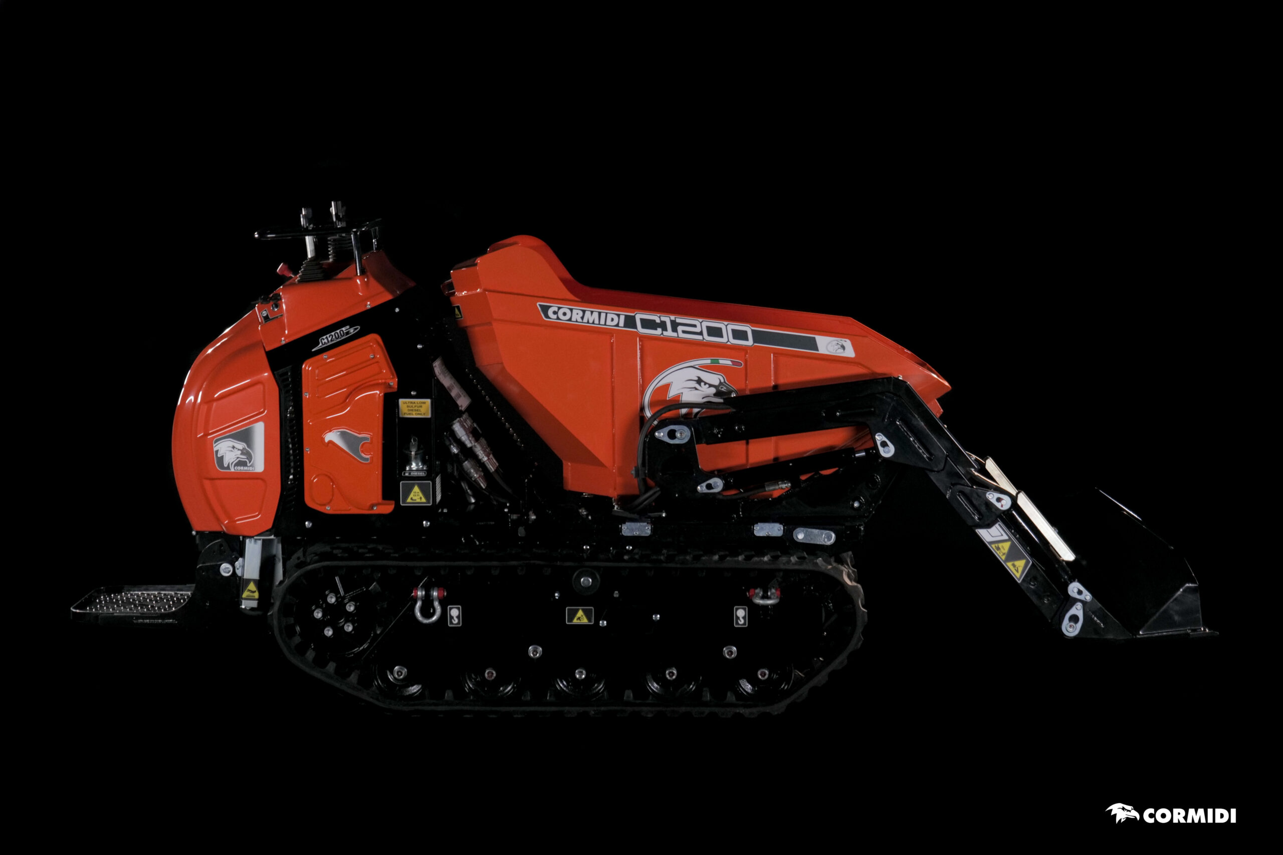 Minidumper polyvalent, avec système Quick Attach, capacité 1200kg - Cormidi_3