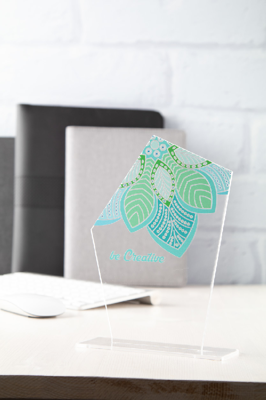 Trophée en acrylique - Forme unique - Marquage UV LED inclus_3