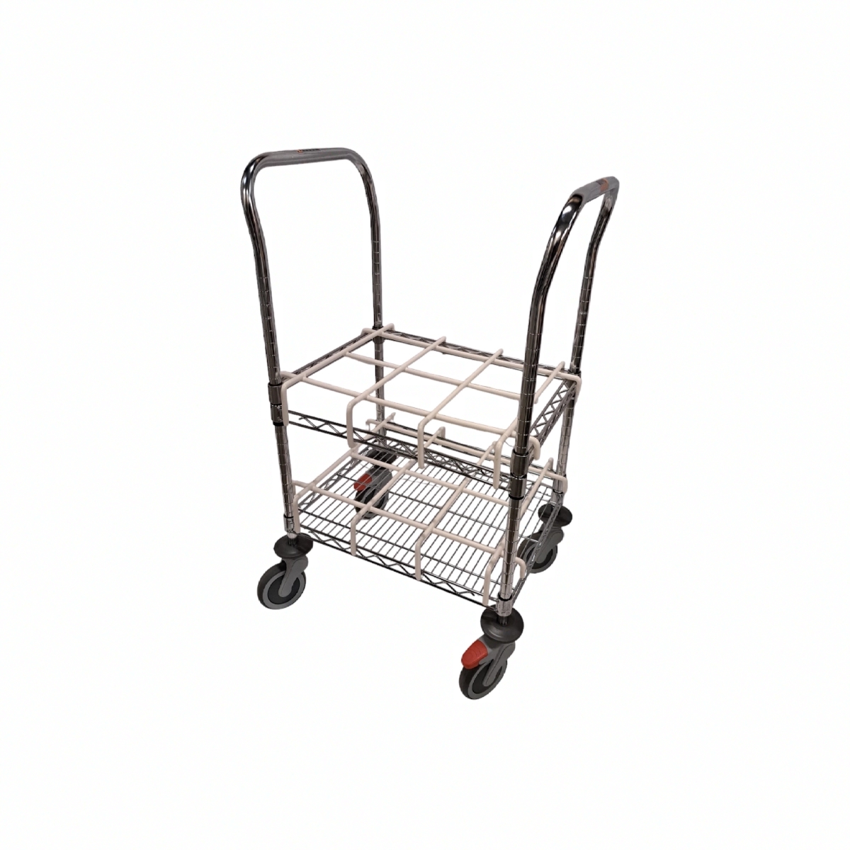 Chariot de transport ergonomique pour bouteille d'oxygene S2 et B5 O²Cart - CHAROXY_3