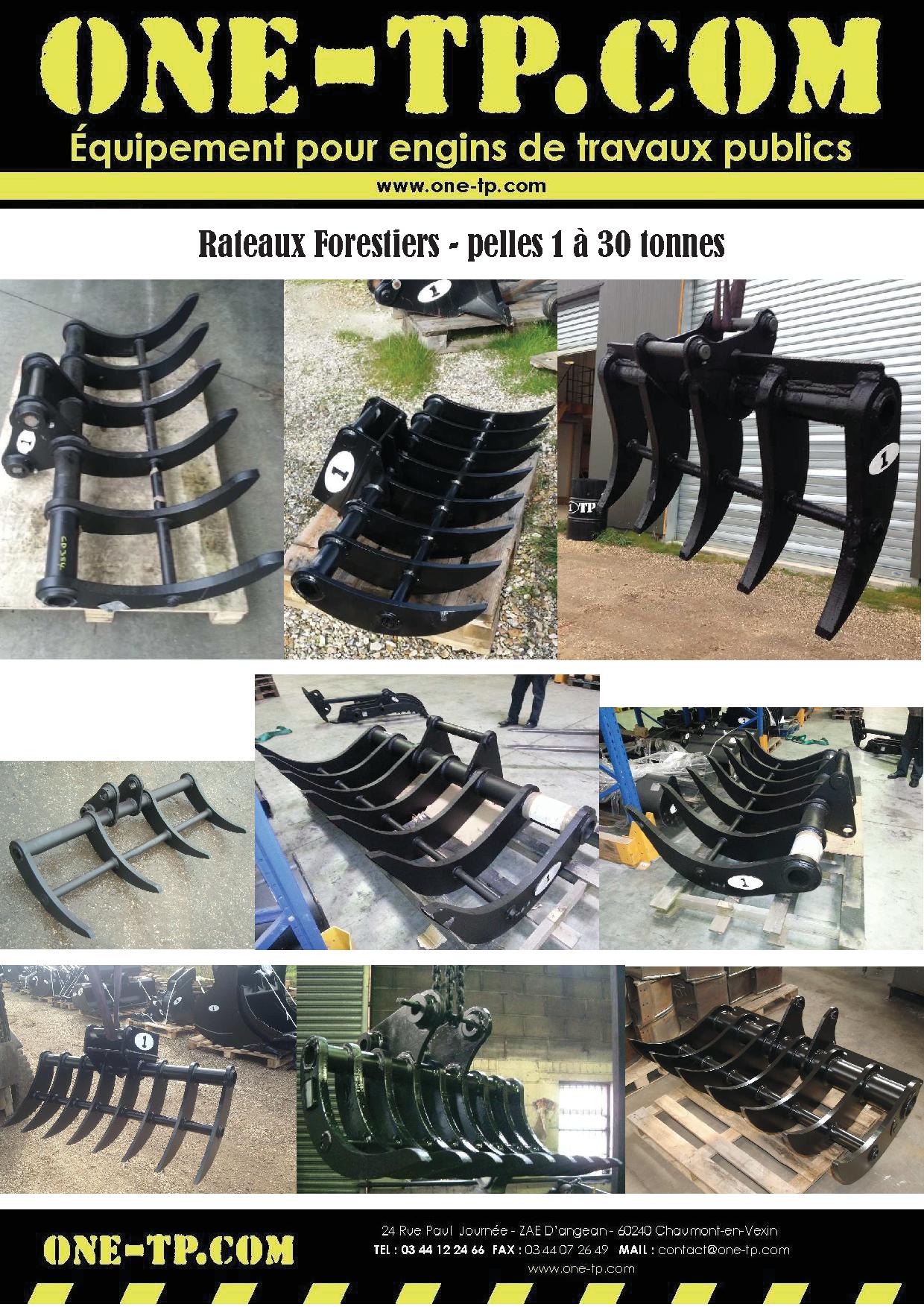 Matériel de débroussaillage pour engins TP