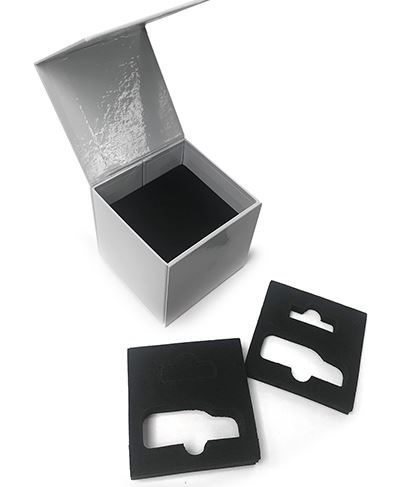 Boîte coffret double plat minimaliste et personnalisable - Dimensions 95x95x95 - Carton 15/10ème_3