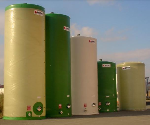 Cuve de stockage PRESTIGE simple paroi - 25 à 300m3 - en polyester et fibres de verre pour engrais liquide_3