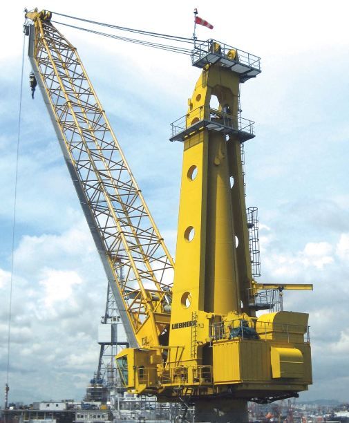 MTC 2600 - Grue portuaire offshore Liebherr - Capacité de levage 100t - Portée 60m_3