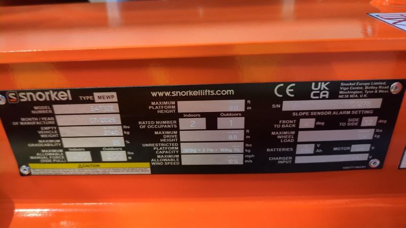 Nacelle ciseaux SNORKEL s4732e occasion_3