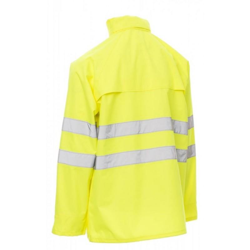 Veste de pluie haute visibilité - Hurricane Jacket orange fluo 02001S - bandes 3M et coutures thermo-soudées_3