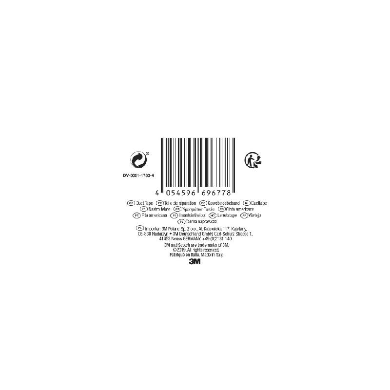 Adhésif de réparation SCOTCH Universal - Gris, 50 m x 48 mm - Déchirable à la main, multi-usage_3