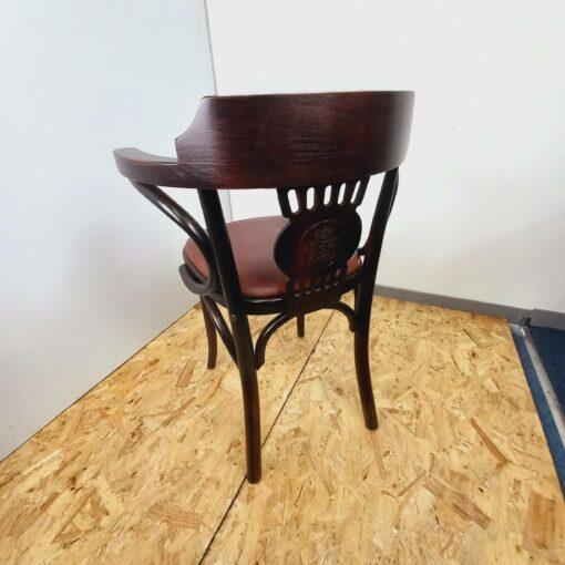 Chaise en bois Hutten d'occasion - style bistrot classique, robuste et intemporel - assise en bois ou rotin tressé_3