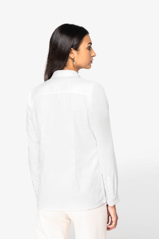 Chemise écoresponsable délavée femme - Native Spirit - Réf: NS503 - 100% coton biologique - Coupe ajustée_3
