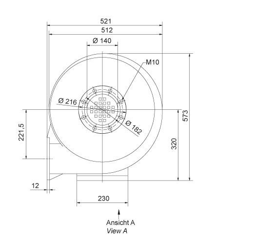 RD 62 - Ventilateur radial Atex Elektror - Jusqu'à 90 m³/min et 6.800 Pa, zones 1, 2 et 22_3
