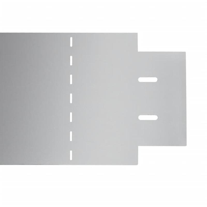 Vidaxl clôture de pelouse flexible 20 pcs acier galvanisé 100x14 cm 271784_3