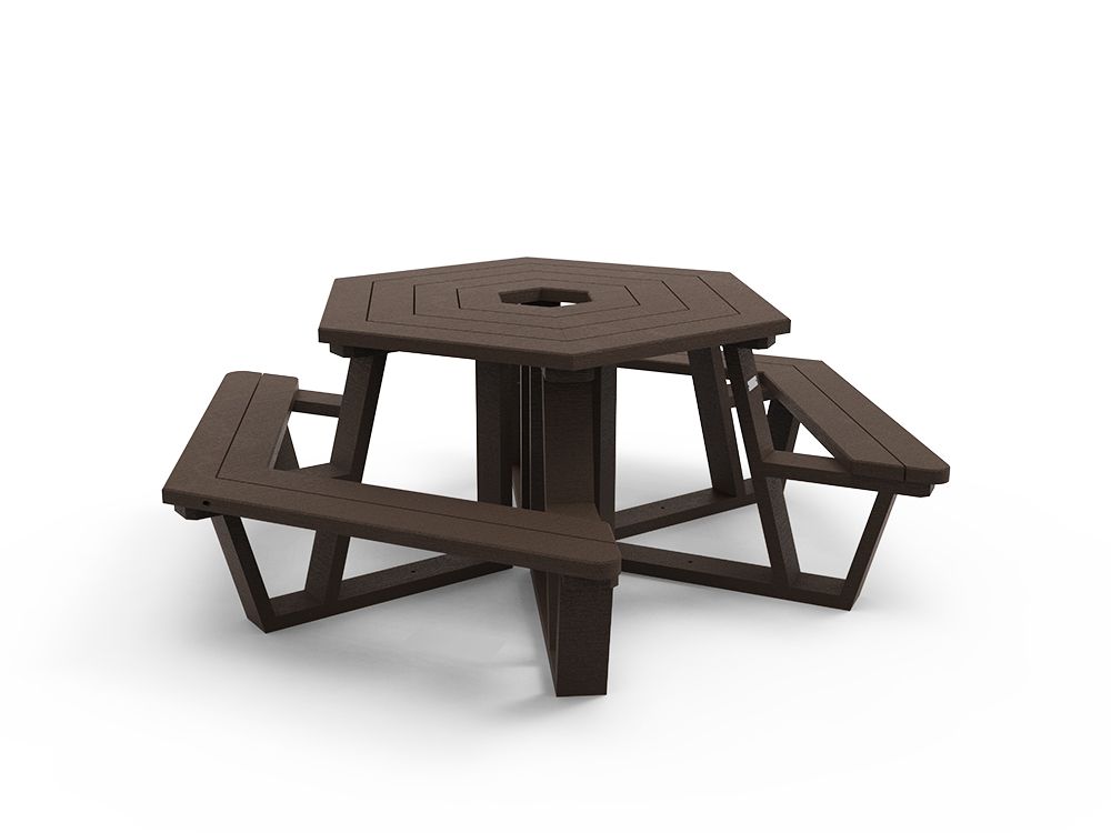 Table de pique-nique HELIOS - PMR - largeur 2324 mm - STD OR-TPN-02-PMR2 - 2 accès PMR - jusqu'à 95% plastique_3