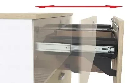 Armoire 2 tiroirs pour dossiers suspendus - haut. 81 cm (2 largeurs au choix) So Madrid_3