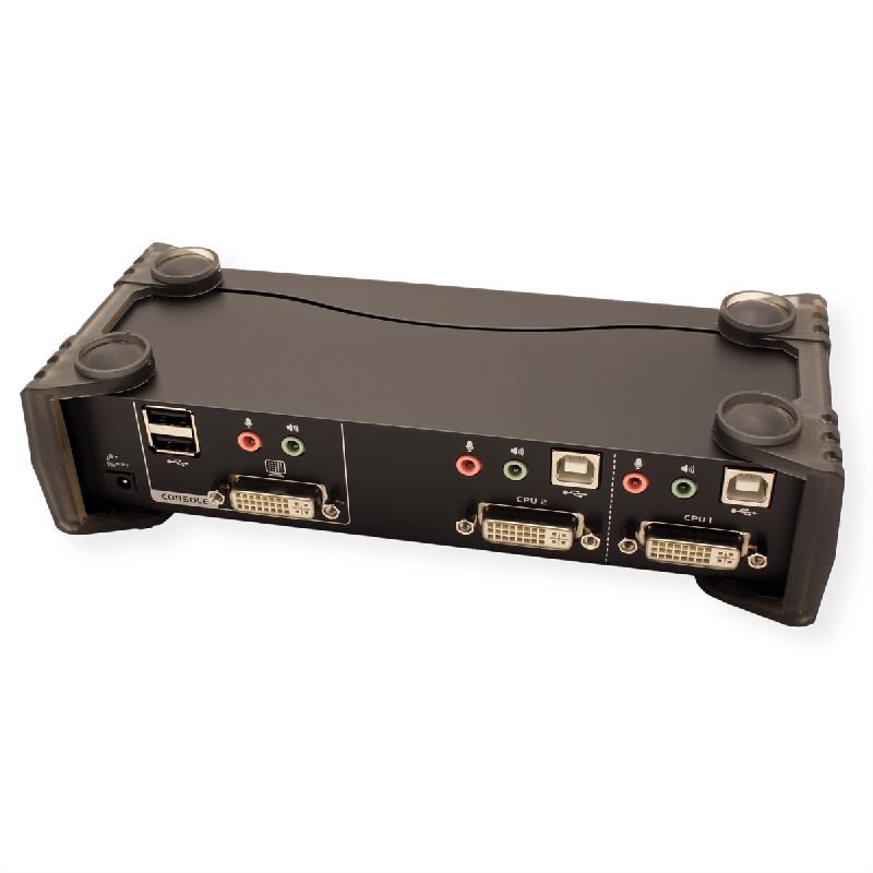 Aten cs1762a switch kvm dvi, usb, audio, hub usb, 2 ports_3