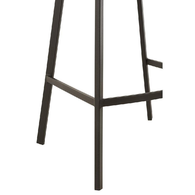 CHAISE DE BAR MILENA  GRIS FONCÉ / VELOURS_3