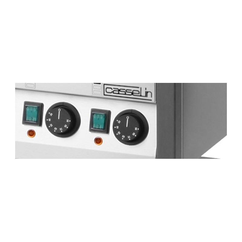 Chariot bain-marie à eau 2 x GN 1/1 Casselin_3