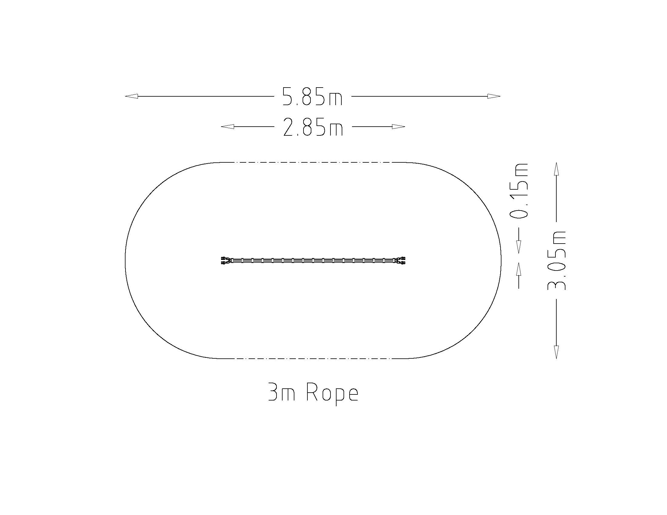 Parcours sportif pour enfants - Slackline 3m rope - Hags - réf 8098856_3