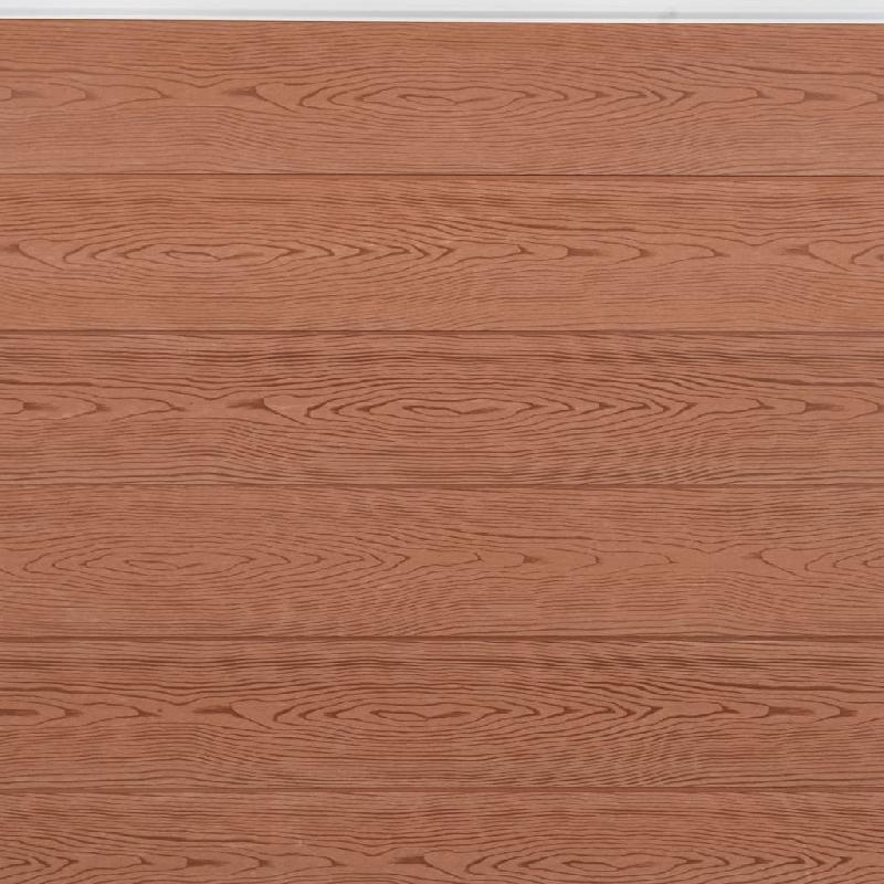 Vidaxl ensemble de panneaux de clôture marron 872x186 cm wpc 3211834_3