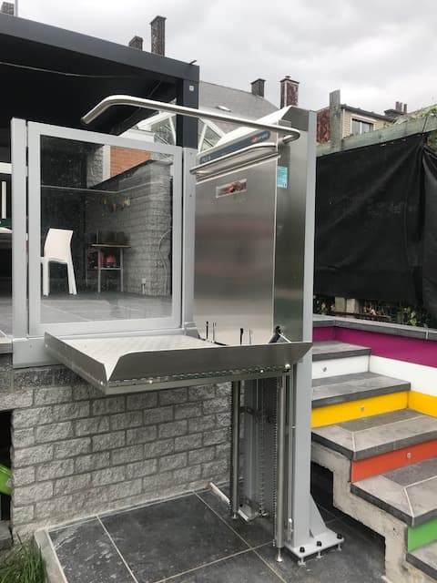 Plateforme élévatrice verticale pliable PLV9 - Hauteur jusqu'à 140cm - Intérieur et extérieur - Bretagne et Nantes_3