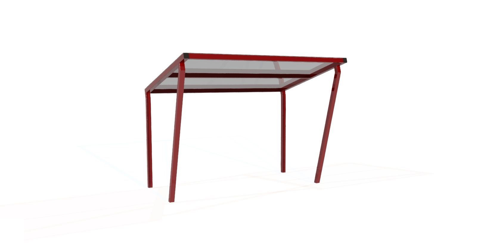 Abris vélo en acier inoxydable ou peint - Référence ABRV03 - Design haute qualité_3