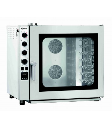 Four mixte à vapeur professionnel à hotte aspirante et affichage led - silverstream 7111m réf. 116728 bartscher_3