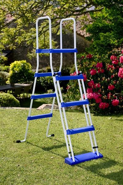 Piscine ovale acier 10,20m x 5,75m x h: 1,32m - filtration à sable - sans renforts apparents_3