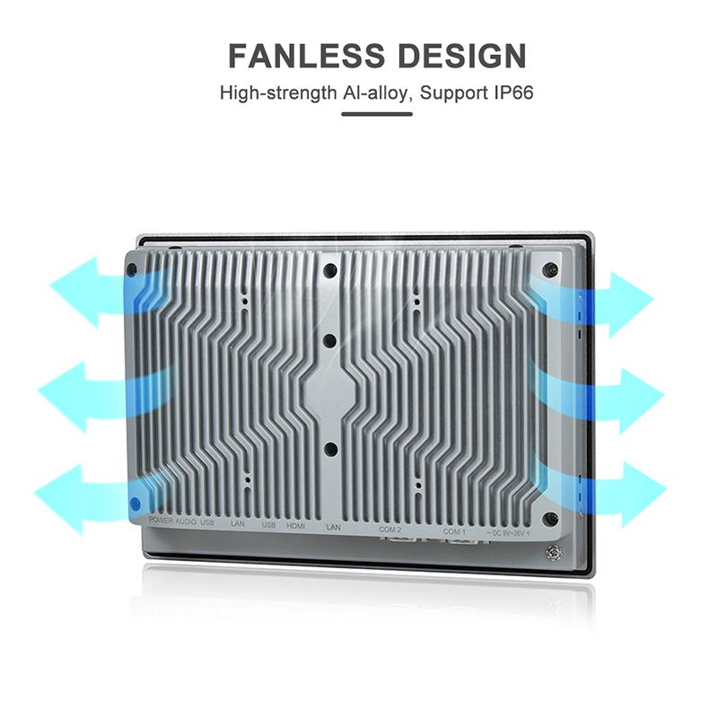 Panel PC industriel fanless 10,1 pouces - Supervision, HMI, automatisation - EVI-C010WAC_3