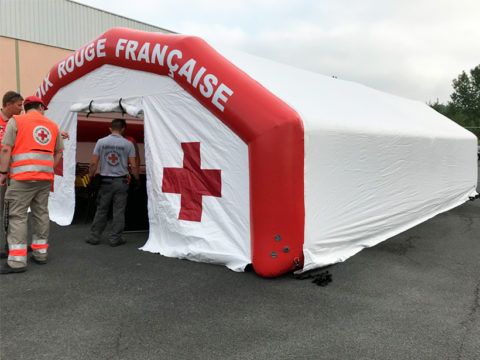 Abris médicaux mobiles - One Event - Tente pliante 1,5 x 1,5 m - unité de soins d'urgence, montage rapide_3