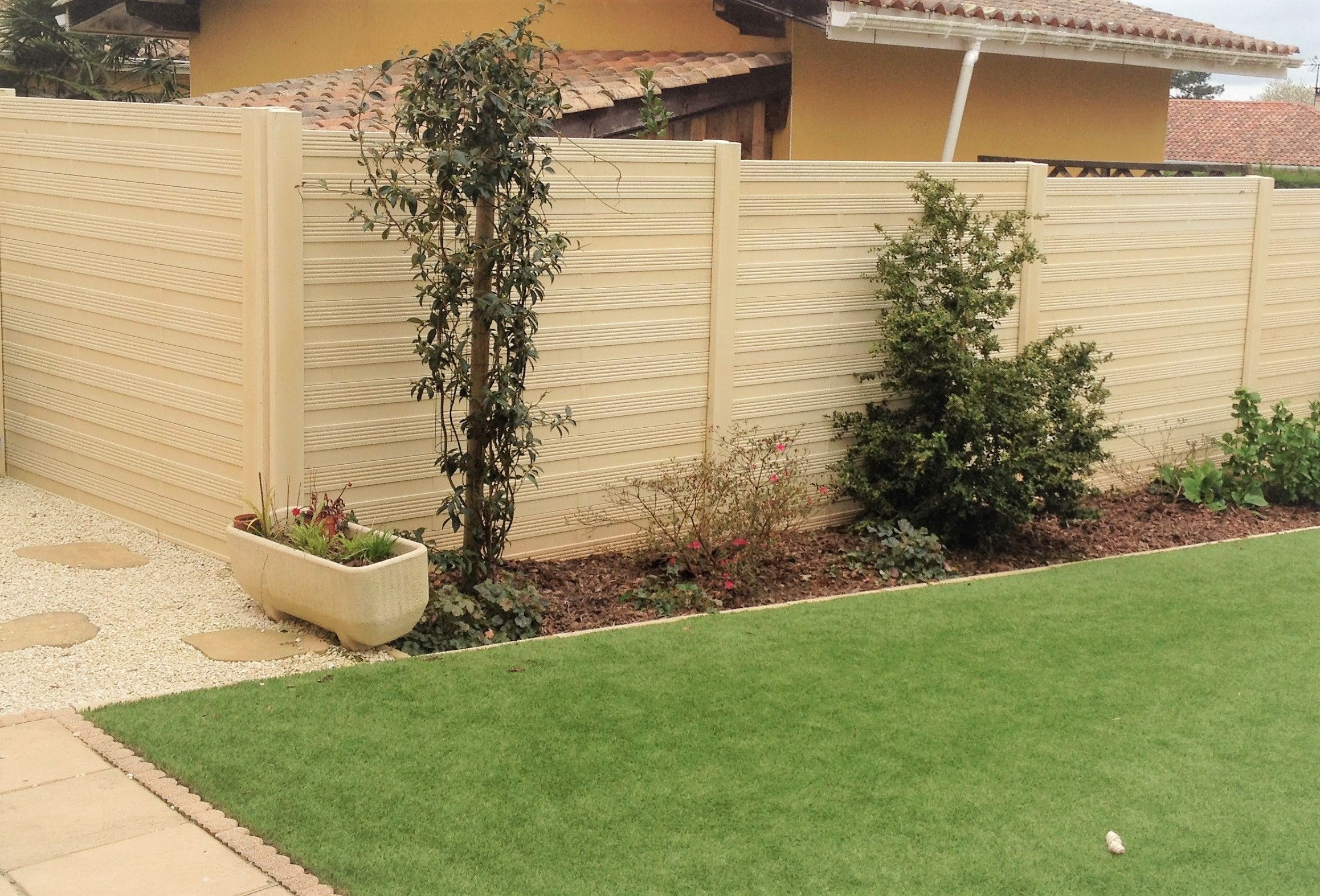 Clôtures en béton pleine et lisse - daulouède_3