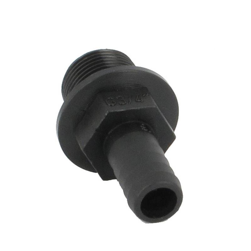 Raccord annelé - Droit - M 3/4