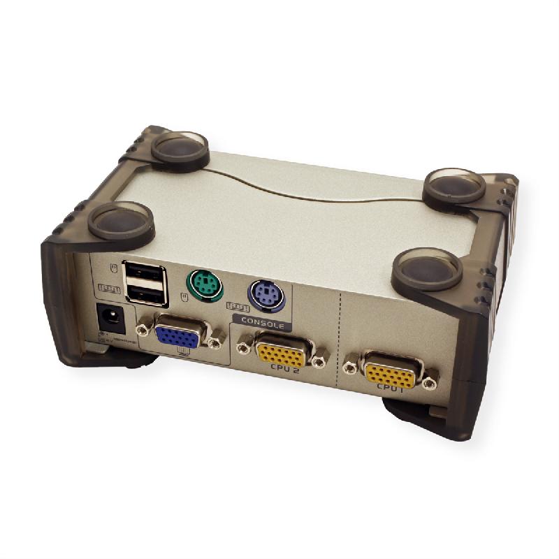 Aten cs82u switch kvm vga, ps/2+usb, 2 ports_3