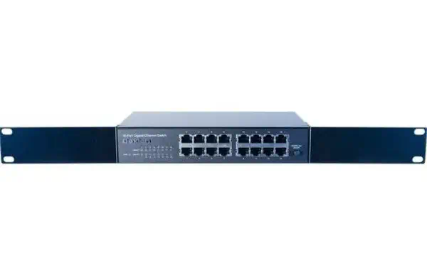 Dexlan 891016 commutateur réseau Non-géré L2 Gigabit Ethernet (10/100/1000) 1U Noir_3