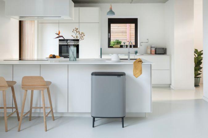 Poubelle Bo Touch Bin Hi 2 x 30 litres - Mineral Concrete Grey - Brabantia_3