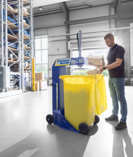 Compacteur de bac à déchets 240 litres pour l'hôtellerie, la restauration, les hôpitaux ou les institutions sociales - STRAUTMANN MT240_3