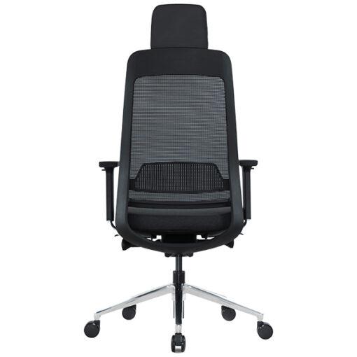 Fauteuil ergonomique de bureau Fairfax Sitek neuf - noir, synchrone blocable, support lombaire réglable, accoudoirs 4D_3