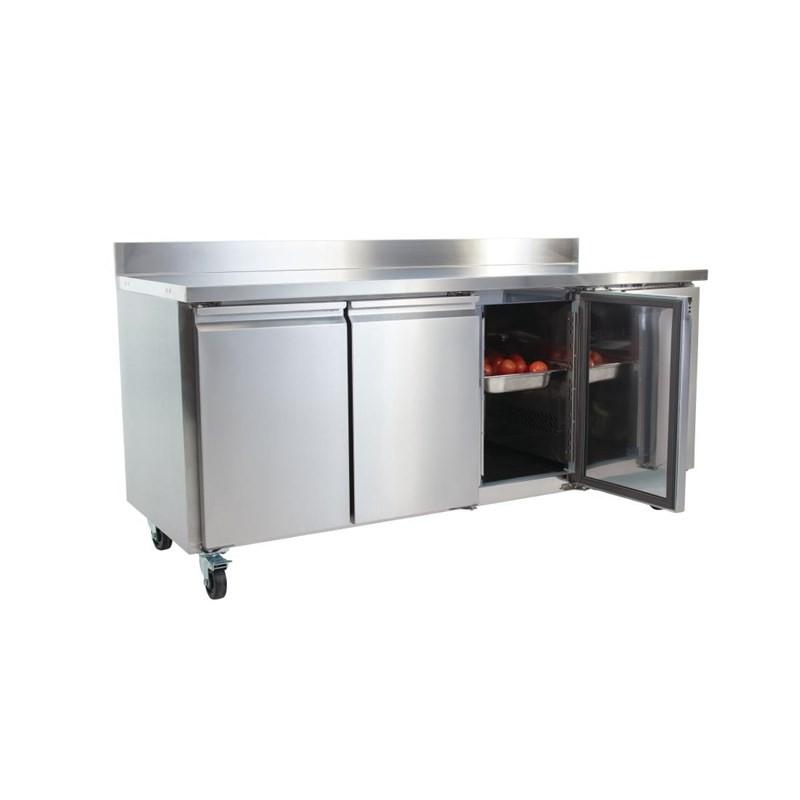 Table réfrigérée positive 3 portes Série U avec dosseret 417L UA065 Polar_3