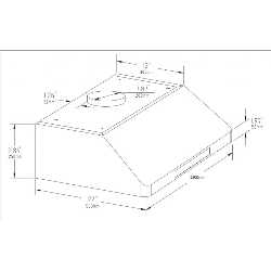 Hotte aspirante 1200 - Acier inoxydable 430 - 1530 m³/h - 5 filtres à lamelles - Référence 7227.0010_3