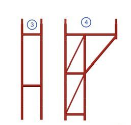 Échafaudage à douilles - GBM - charge maxi. 30kN/m² - Économique et facile à monter_3