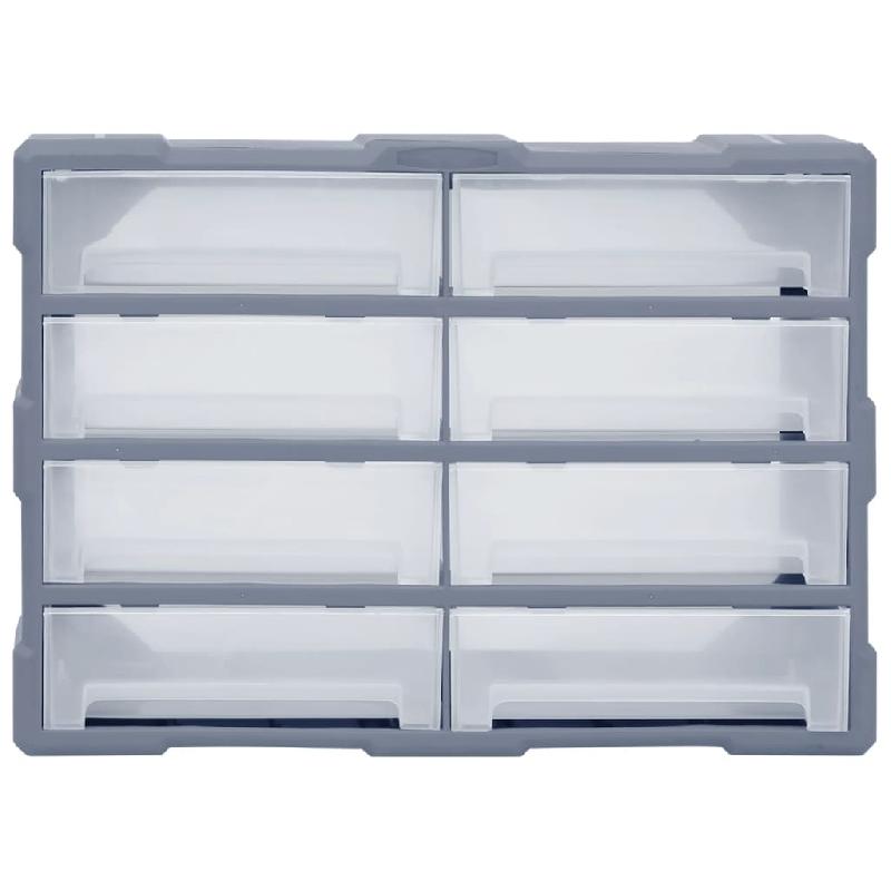 Vidaxl organisateur multi-tiroirs avec 8 grands tiroirs 52x16x37 cm 149600_3
