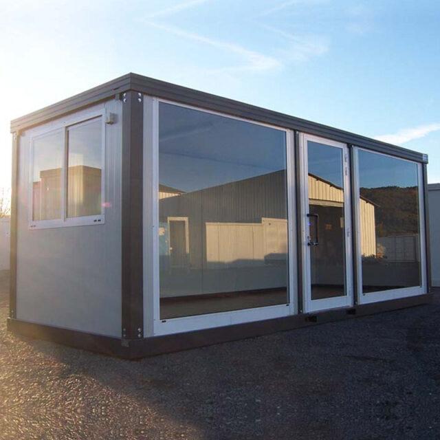 Bungalow Neuf Bulle de Vente - Série Renforcée V1 - 6 mètres - Façade Vitrée - 13,2 m²_3