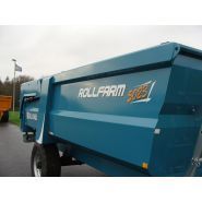 Benne agricole simple essieu Rollfarm 5023 de grande capacité