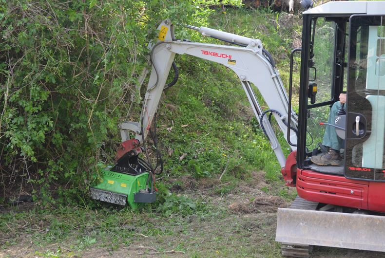 Te1 broyeur forestier - omef - largeur 630 mm - 20 couteaux - moteur à engrenages_3