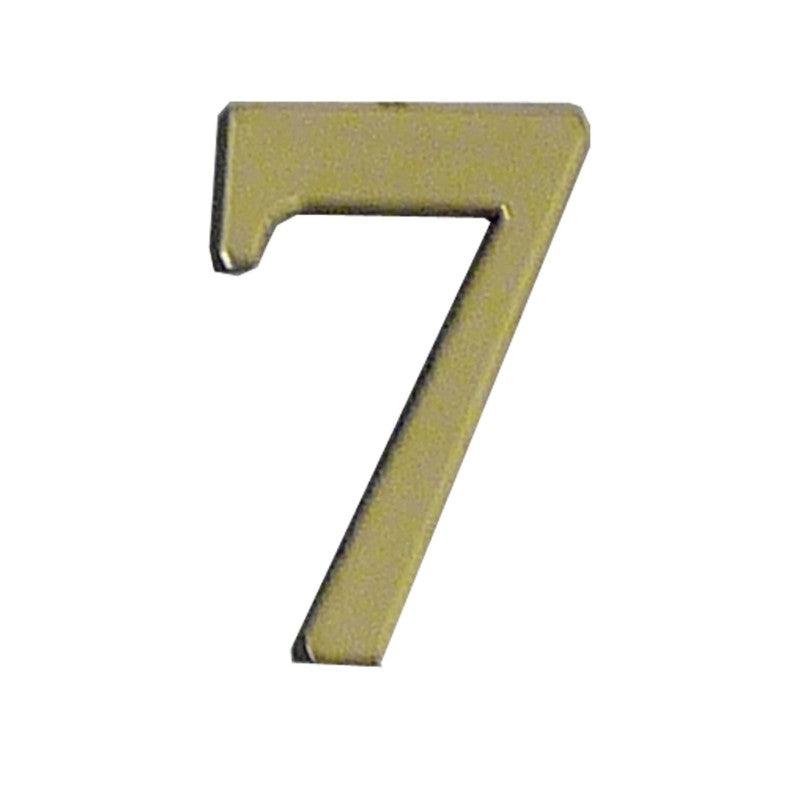 Chiffre autocollant doré - 7_3