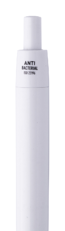 Stylo antibactérien - plastique avec additif nano-argent - encre bleue - conforme ISO 22196:2011_3