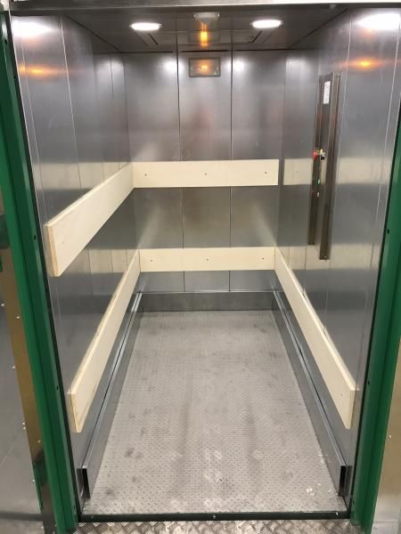 Monte-charges accompagné Hamon - capacité 1000 kg - plateforme jusqu'à 3m² et élévation jusqu'à 14m_3