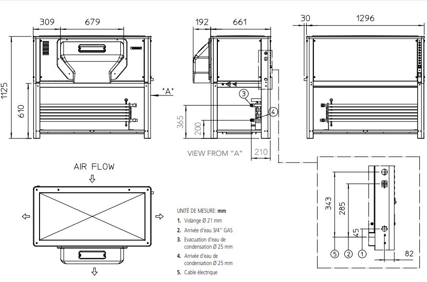 MAR 306 WS - Machine à glace en écailles à groupe intégré - Scodif Scotsman - 2200/2450 kg/24h - Finition acier inox_3